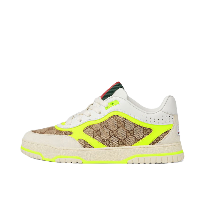 Tennarit ja kengät Gucci Re-Web White Beige Yellow Beige | 787476AADHW9562