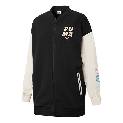 Bomber-takki Puma Retro Colorblock Bomber Jacket Valkoinen | 536309-01, 0