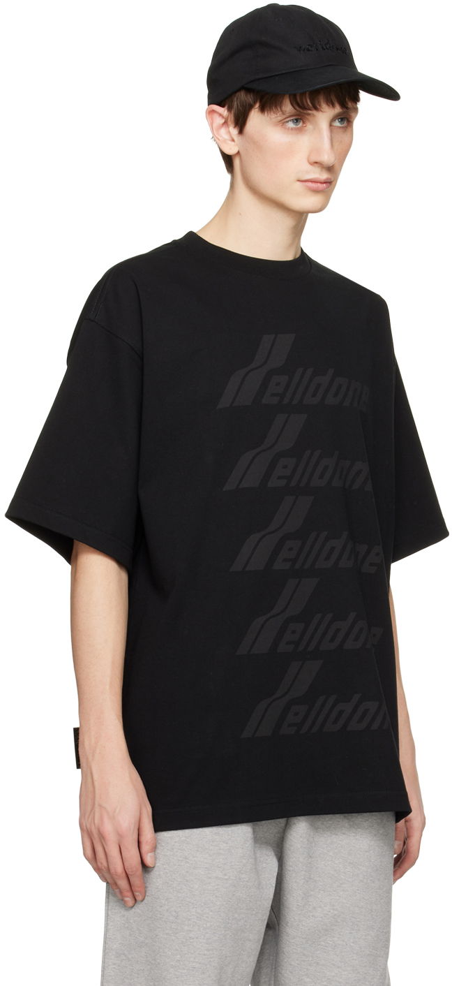 T-paita We11done Printed T-Shirt Musta | WD-TP6-20-074-U-BK, 1