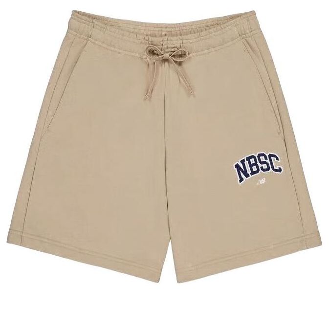 Shortsit New Balance Athletics Sports Club Shorts Beige | AMS42318-SOT