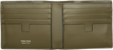 Lompakko Tom Ford TOM FORD T Line Classic Bifold Wallet Vihreä | YM228-LCL483S, 2