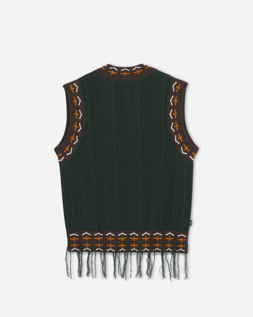 Liivi adidas Originals CLOT by Edison Chen Crochet Vest Vihreä | JP1606