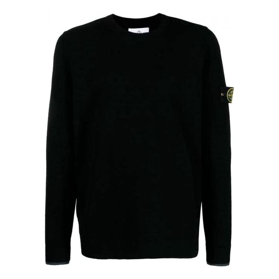 Villapaita Stone Island Wool Crewneck Sweater Musta | 7915526A1-V0029, 0