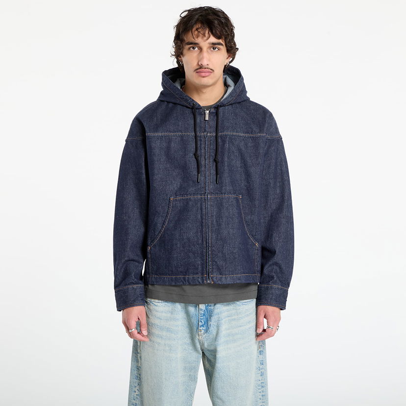 Takki CALVIN KLEIN Calvin Klein Jeans Zip Front Denim Hoodie Sininen | LV04RD715G 59W