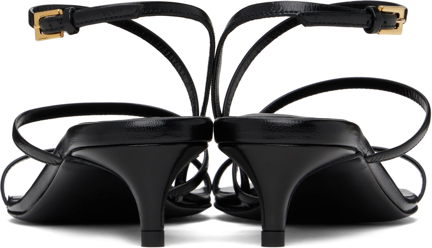 Asusteet Khaite KHAITE Loop Kitten Heel Sandals Musta | F3076-920, 1