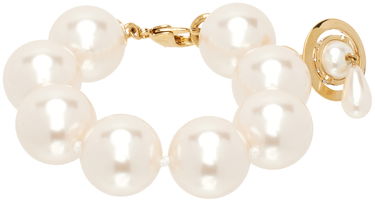 Rannerengas Vivienne Westwood Giant Pearl Drop Bracelet Beige | 61030084-02R107-IM, 0