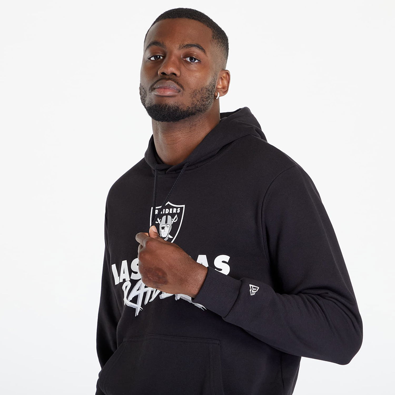 Huppari New Era NFL Script Team Las Vegas Raiders Musta | 60284648, 1