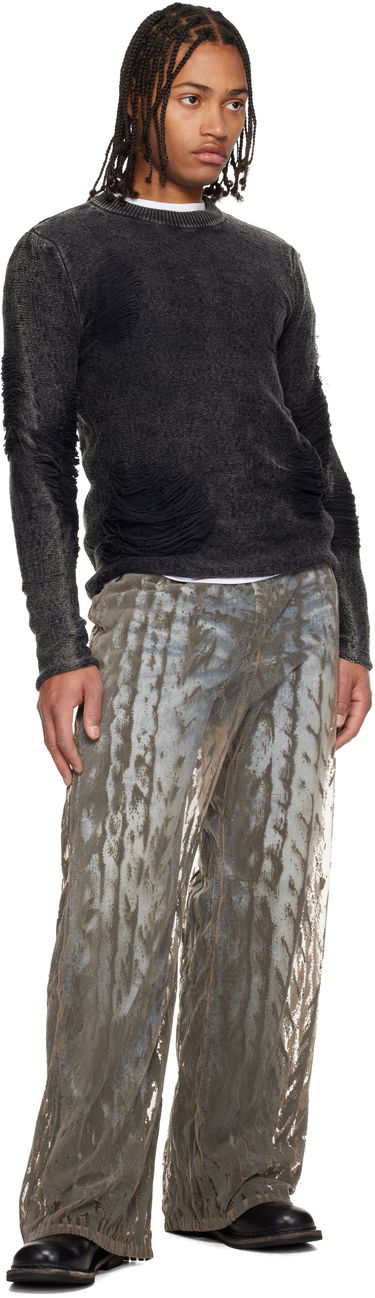Housut Diesel P-Egaso Distressed Textured Trousers Monivärinen | A21590-0SLCQ-98BA, 3