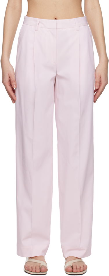 Housut TOTEME TOTEME Slanted Pocket Trousers Vaaleanpunainen | 252-WRB0246-FB0379, 0