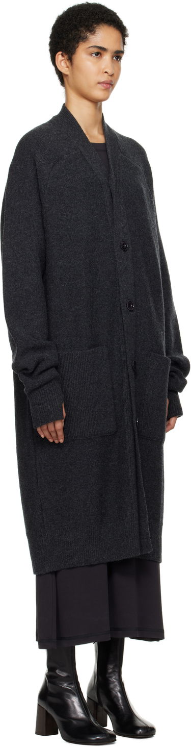 Villapaita LEMAIRE Long Knit Cardigan Harmaa | TO1256 LK1026, 1