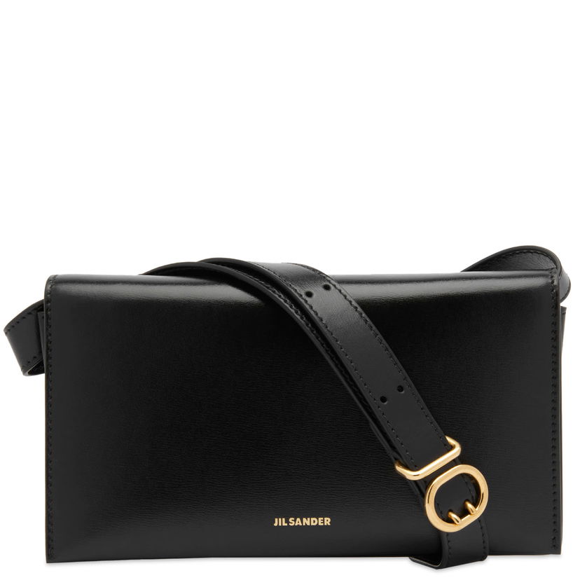 Olkalaukku Jil Sander All-Day Buckle Bag Musta | J07ZH0012-P4840-001