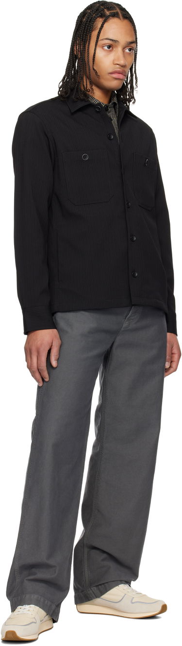 Paita rag & bone Rag & Bone Hyde Striped Overshirt Musta | MBW24HA019TWML, 3