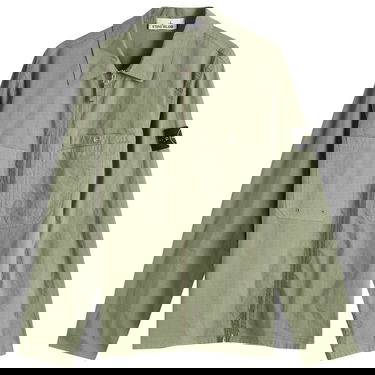 Paita Stone Island Mil-Spec Stretch Ripstop-TC Shirt Jacket, Size Large Vihreä | K1S151200012-V0059, 0