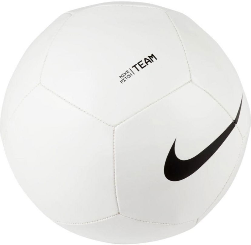 Urheiluvälineet Nike PITCH TEAM Soccer Ball Valkoinen | dh9796-100