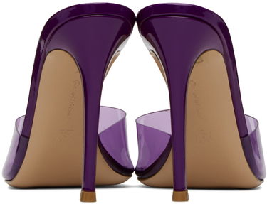 Tennarit ja kengät Gianvito Rossi Elle 105 Transparent Strap Heels Violetti | G11900.15RIC.GSV, 1
