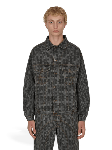 Takki Ahluwalia Kalonji Denim Jacket Harmaa | M-AHLU-DE001-AW22-FA61 CH