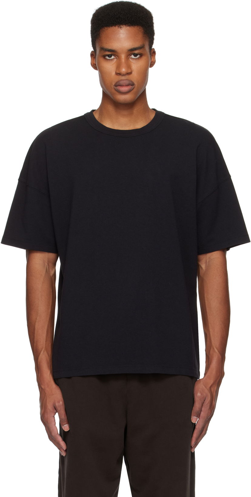 T-paita SKIMS SKIMS Jersey Lounge Oversized T-Shirt Musta | TP-TSH-5322M