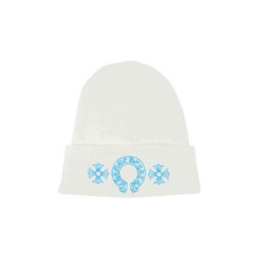 Pipo Chrome Hearts Miami Exclusive Horseshoe Beanie Valkoinen | 1383 100000702MEHB WTBL, 0