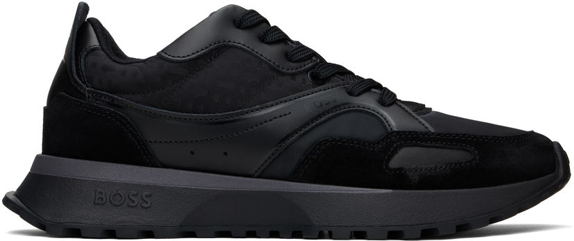 Tennarit ja kengät BOSS BOSS Mixed-Material Mesh & Leather Musta | 50536496