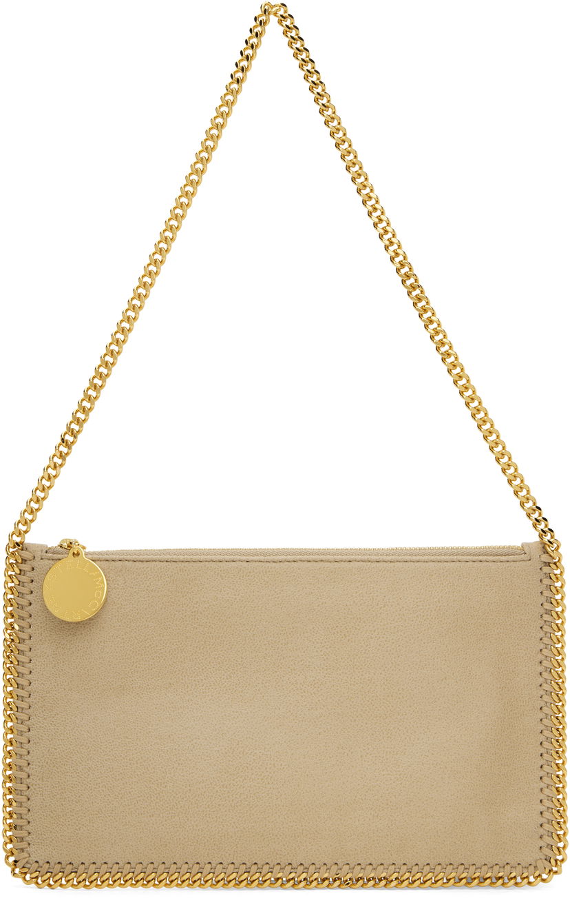 Lompakko Stella McCartney Stella McCartney Falabella Chain Wallet Beige | 7P0076W9355
