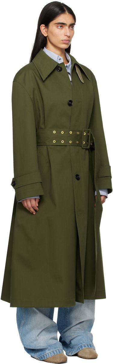 Trenssitakki AMI AMI Paris Belted Coat Beige | FJK521.CO0081, 4