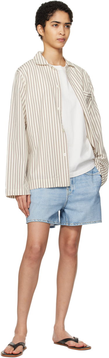 Shortsit rag & bone Rag & Bone Women's Miramar Terry Walking Shorts Sininen | WCW24P40018201, 3