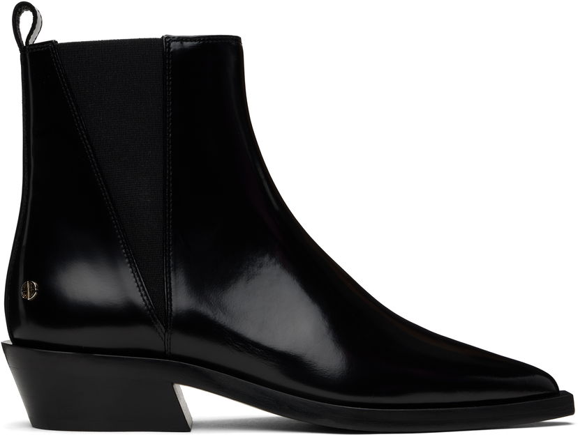 Vaatteet Anine Bing ANINE BING Bekah Flat Ankle Boots Musta | A-14-10196-050