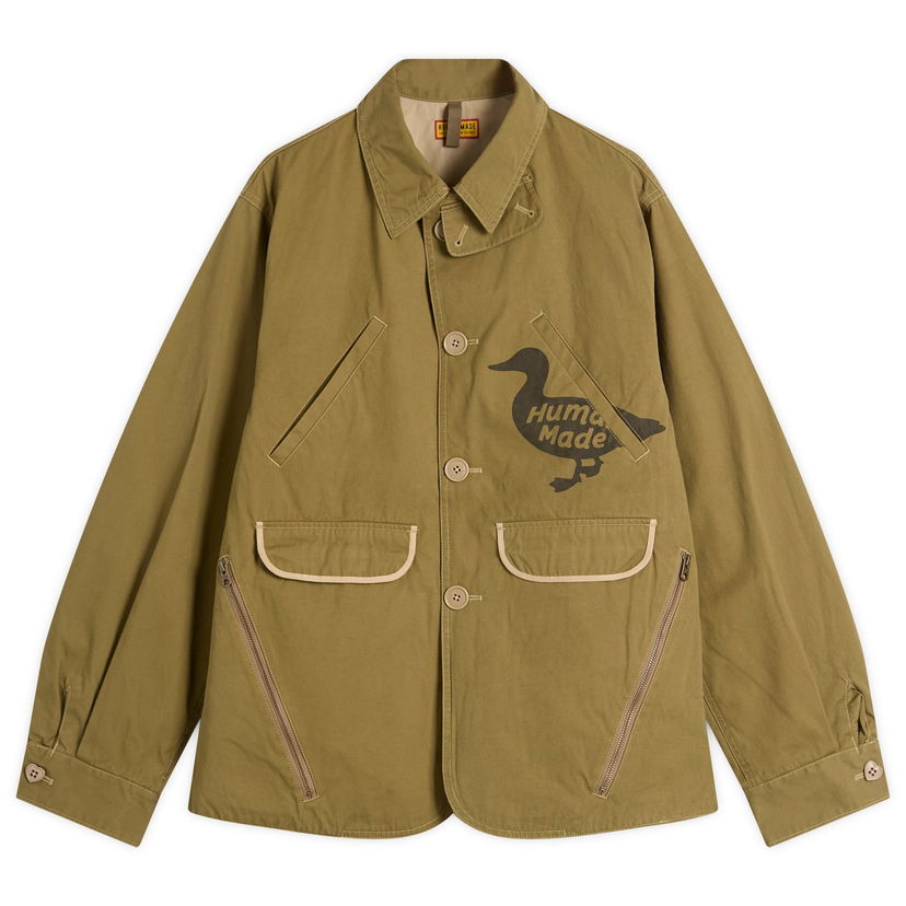 Takki Human Made Human Made Hunting Jacket, Size Large Vihreä | HM29JK023-OLV