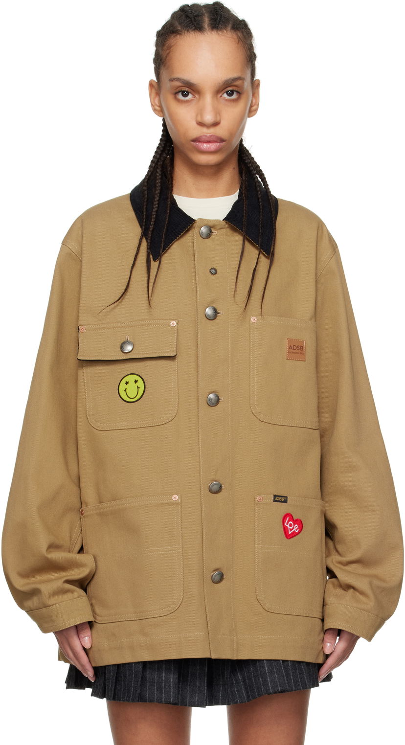 Takki Andersson Bell Andersson Bell Cotton Chore Jacket Ruskea | awa678m