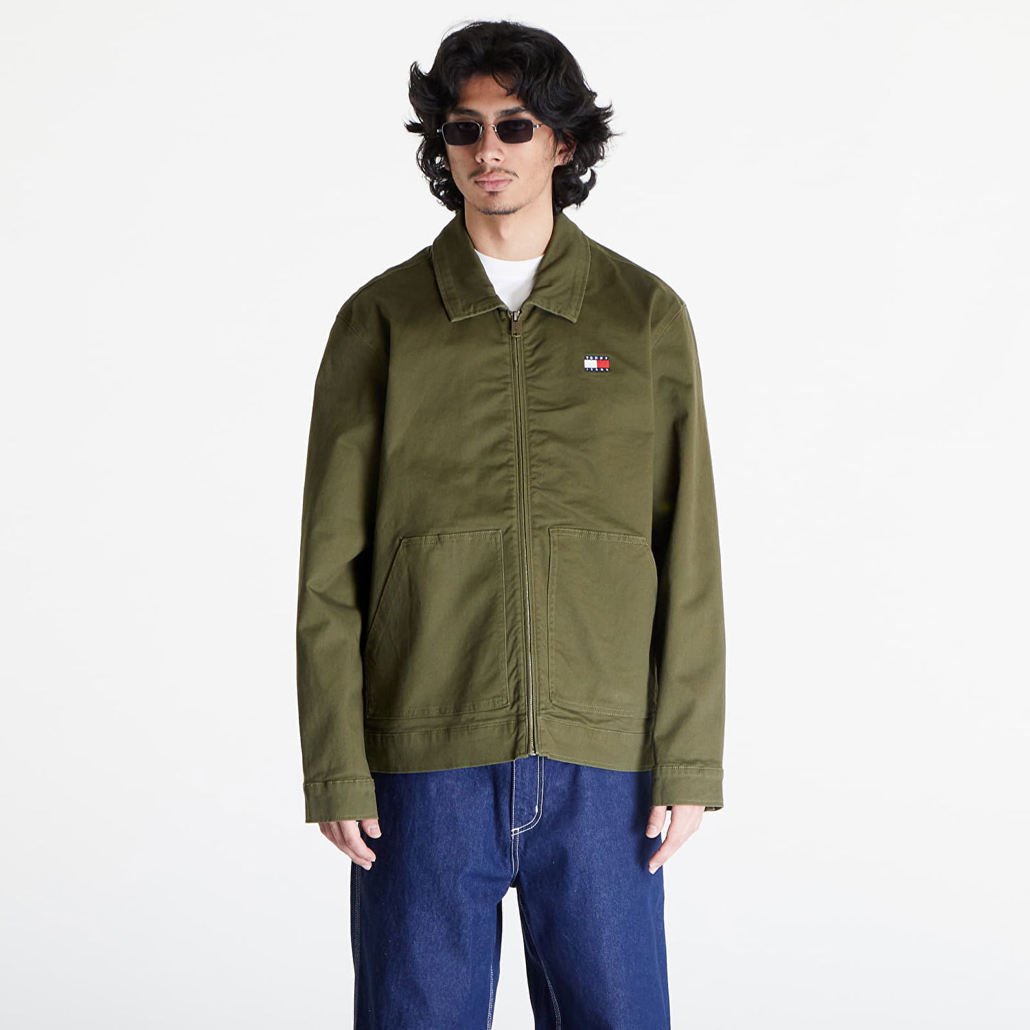 Takki Tommy Hilfiger Tommy Jeans Regular Cotton Jacket Vihreä | DM0DM18696 MR1, 0