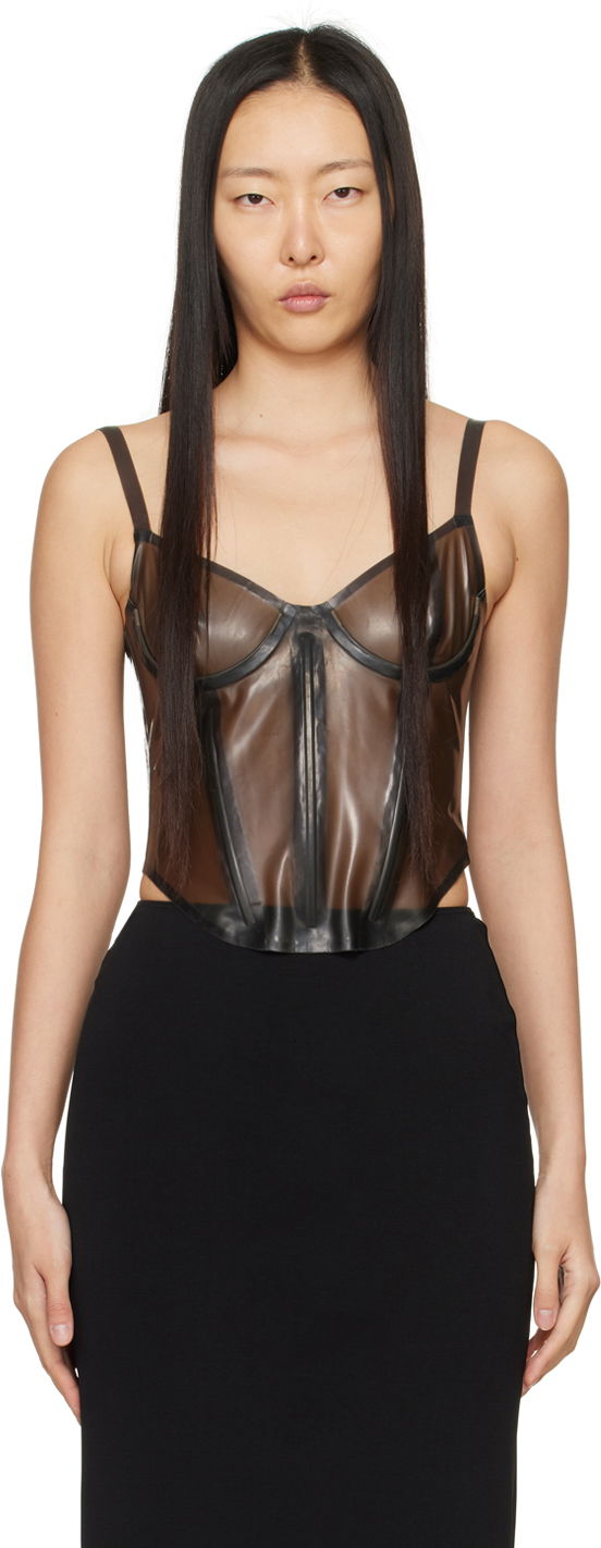 Rintaliivit Miaou Miaou Kiko Corset Top Ruskea | 7075LTXSMB