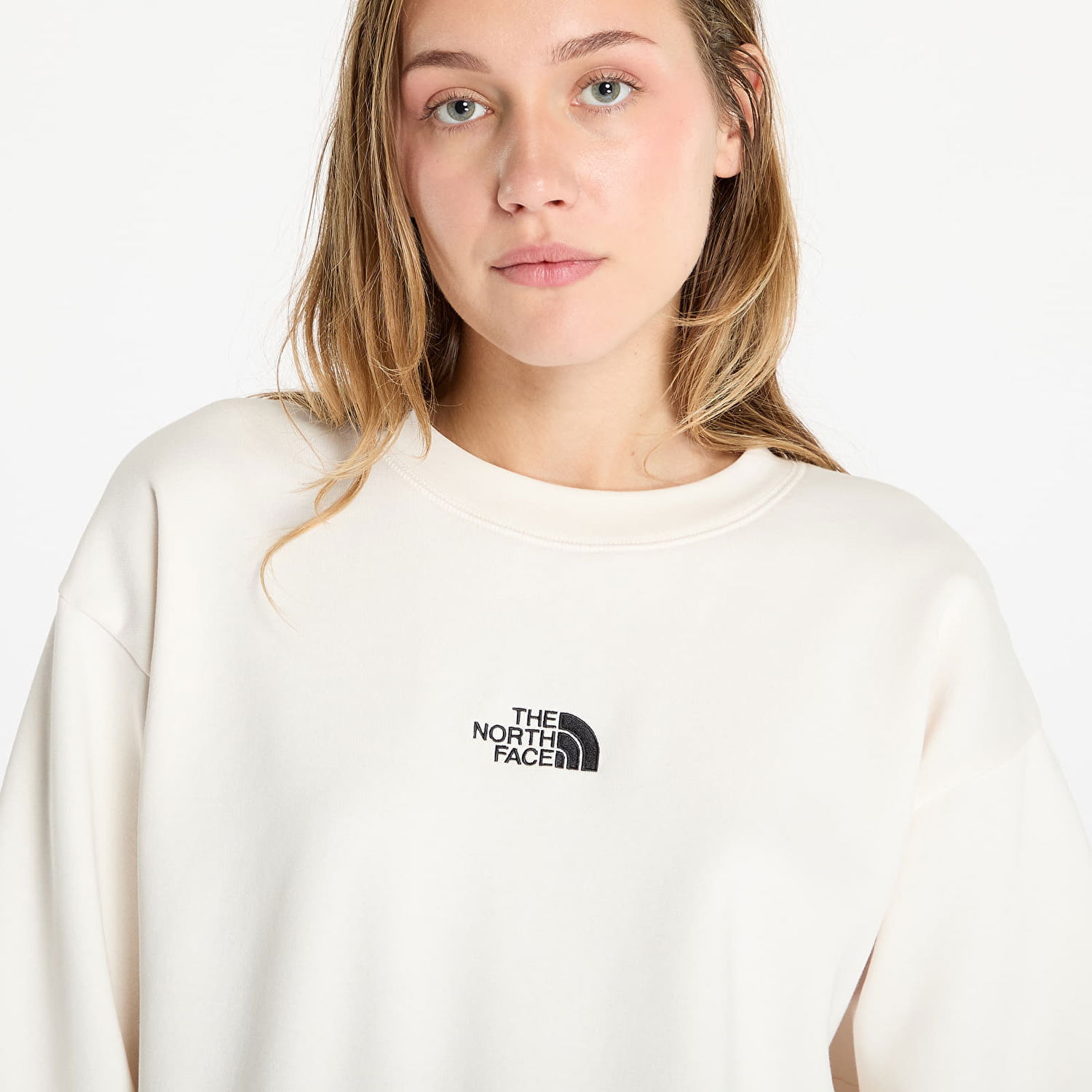 Huppari The North Face Sweatshirt W Essential Oversize Crew White Dune XS Valkoinen | NF0A89EPQLI1, 1