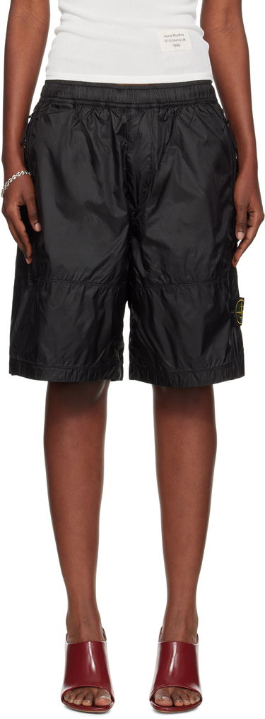 Shortsit Stone Island Ripstop Light HT Nylon Shorts Musta | K2S15 L100004 S0163, 0