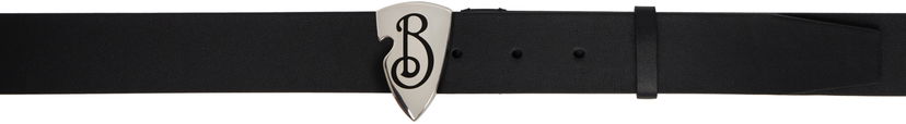 Vyöt Burberry Burberry Leather B Shield Belt Musta | 8103791