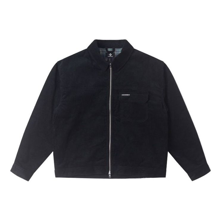 Bomber-takki Converse Cord Padded Jacket Musta | 10025260-A03, 0