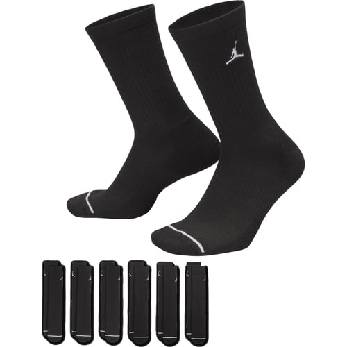 Sukat Nike Cush Player Crew 6 Pack Socks Musta | HV6228