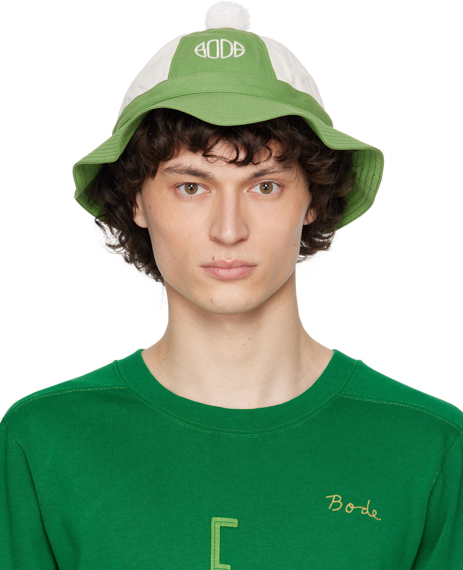 Hattu Bode Bode Paneled Grandfather Bucket Hat Vihreä | MRS25AC034, 0