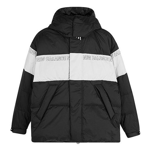 Puffer takki New Balance Padded Colorblock Jacket Musta | NP943011-BK
