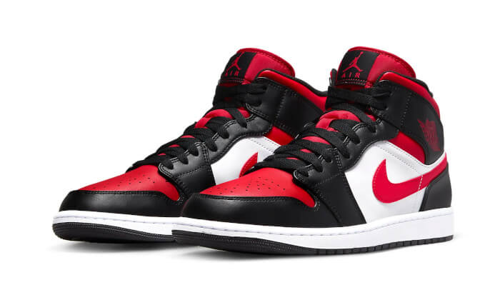 Tennarit ja kengät Jordan Air Jordan 1 Mid "Bred Toe" Musta | 554724-079, 1