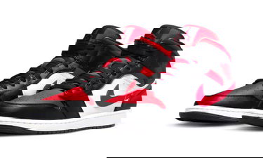 Tennarit ja kengät Jordan Air Jordan 1 Mid "Bred Toe" Musta | 554724-079, 1