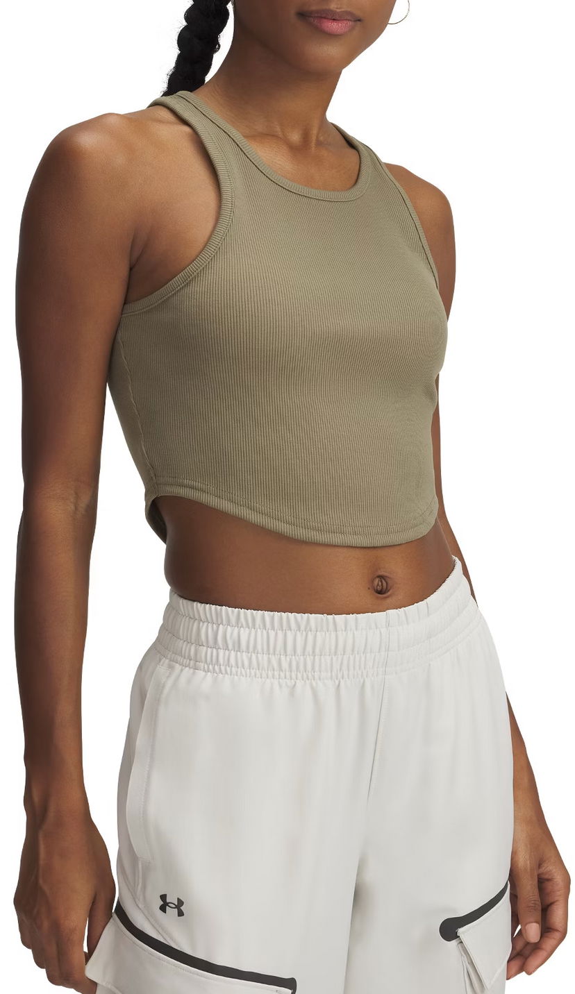 Tankkitoppi Under Armour Under Armour UA Rival Rib Tank Top Vihreä | 1389798-251
