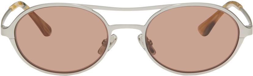 Aurinkolasit RETROSUPERFUTURE RETROSUPERFUTURE Bird Sunglasses Metallinen | 44R
