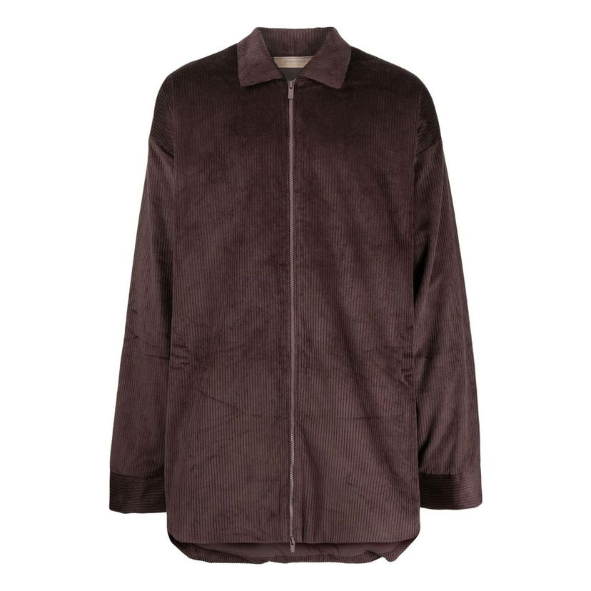 Takki Fear of God Essentials Corduroy Shirt Jacket Ruskea | 202BT224125F