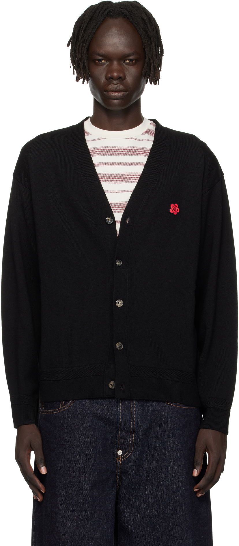 Villapaita KENZO Kenzo Paris 'Boke Flower' Cardigan Musta | FF65CA7593LB