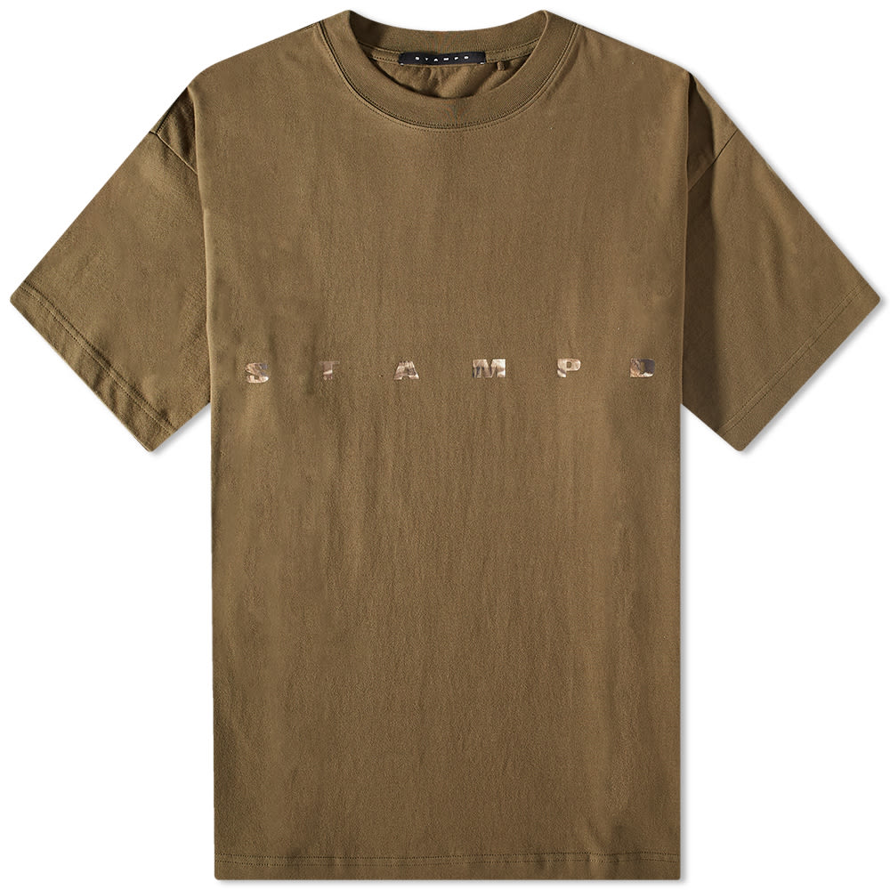 T-paita Stampd Camo Strike Logo Relaxed Tee Vihreä | SLA-M2973TE-HNT, 0
