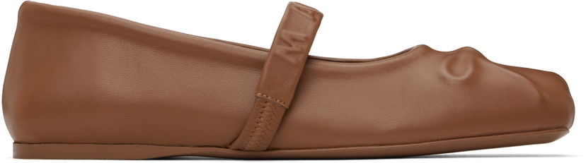Tennarit ja kengät Marni Marni Mary Jane Ballerina Flats Ruskea | MJMS007700 P3628