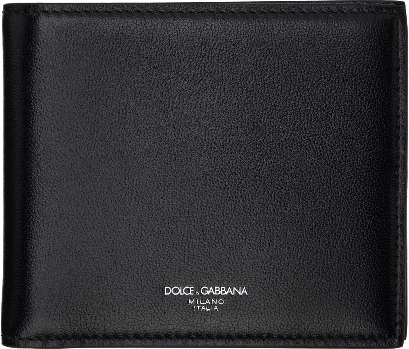Lompakko Dolce & Gabbana Dolce&Gabbana Calfskin Bifold Wallet Musta | BP1321AV956