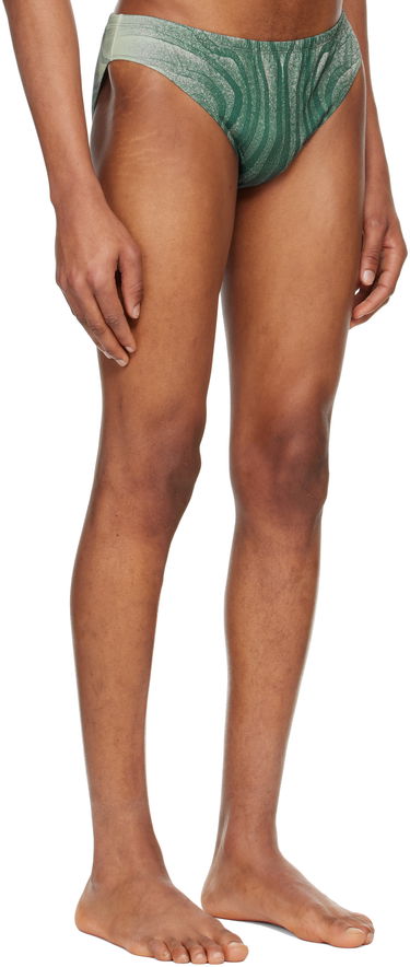 Uimapuvut Jean Paul Gaultier Jean Paul Gaultier 'The Spirale' Swim Briefs Vihreä | 25/34-H-SV060-J587-0351, 1