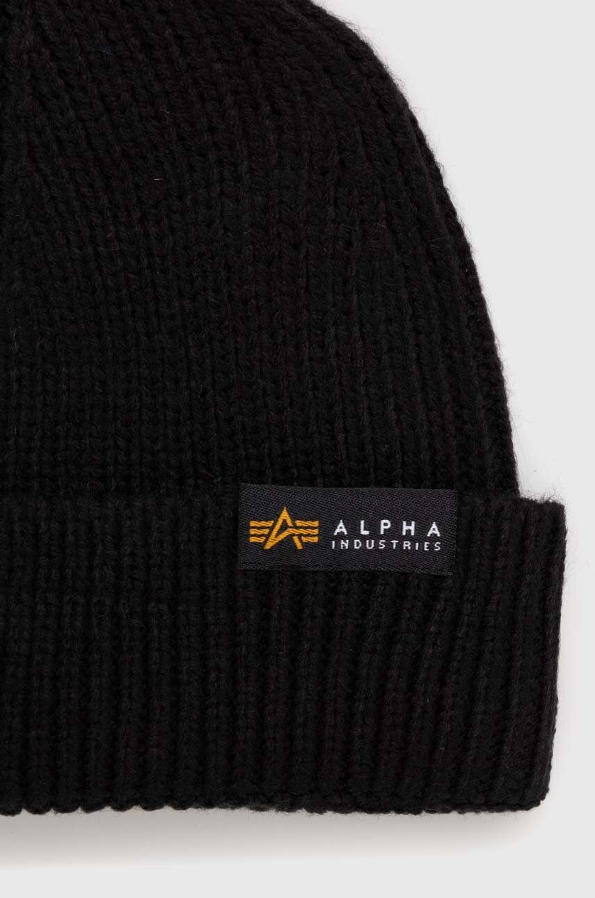Pipo Alpha Industries Dockers Beanie Musta | 138905.03, 1