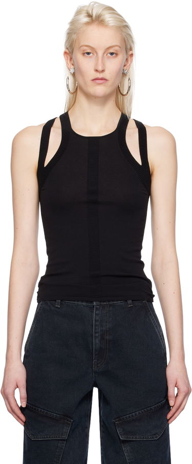 Tankkitoppi Dion Lee Sculpt Muscle Tank Top Musta | C7247PS24, 0